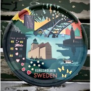 Kungsholmen Bricka Rund 35/38cm diam